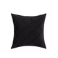 Velvet Cushion Covers Pleated Checked Plaid