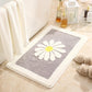 Bathroom mat Absorbent Faux Cashmere Non-Slip Backing