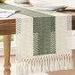 Table Runner Cotton Knot Tassel for Dining and Hotel Decor