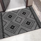 Door Mat Grey Polyester