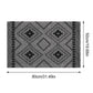 Door Mat Grey Polyester