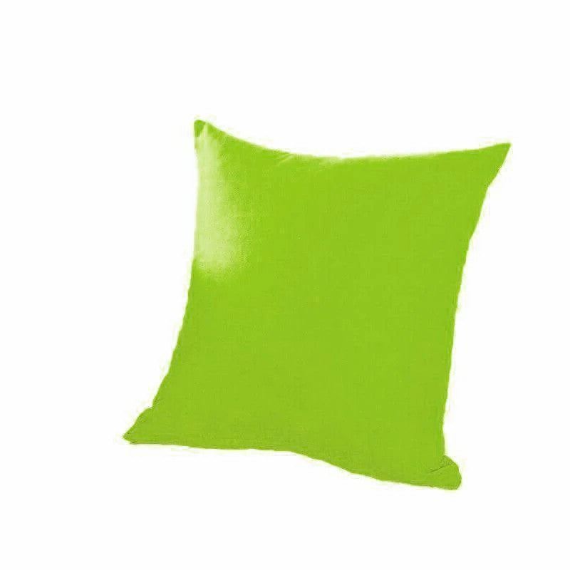 Green Cushion Covers Multicoloured Plain Solid Colour for Home Decor