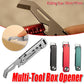 Multifunctional Bottle Opener with Folding Knife and Box Cutter