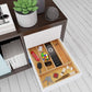 Bamboo Cutlery Tray Kitchen Drawer Storage