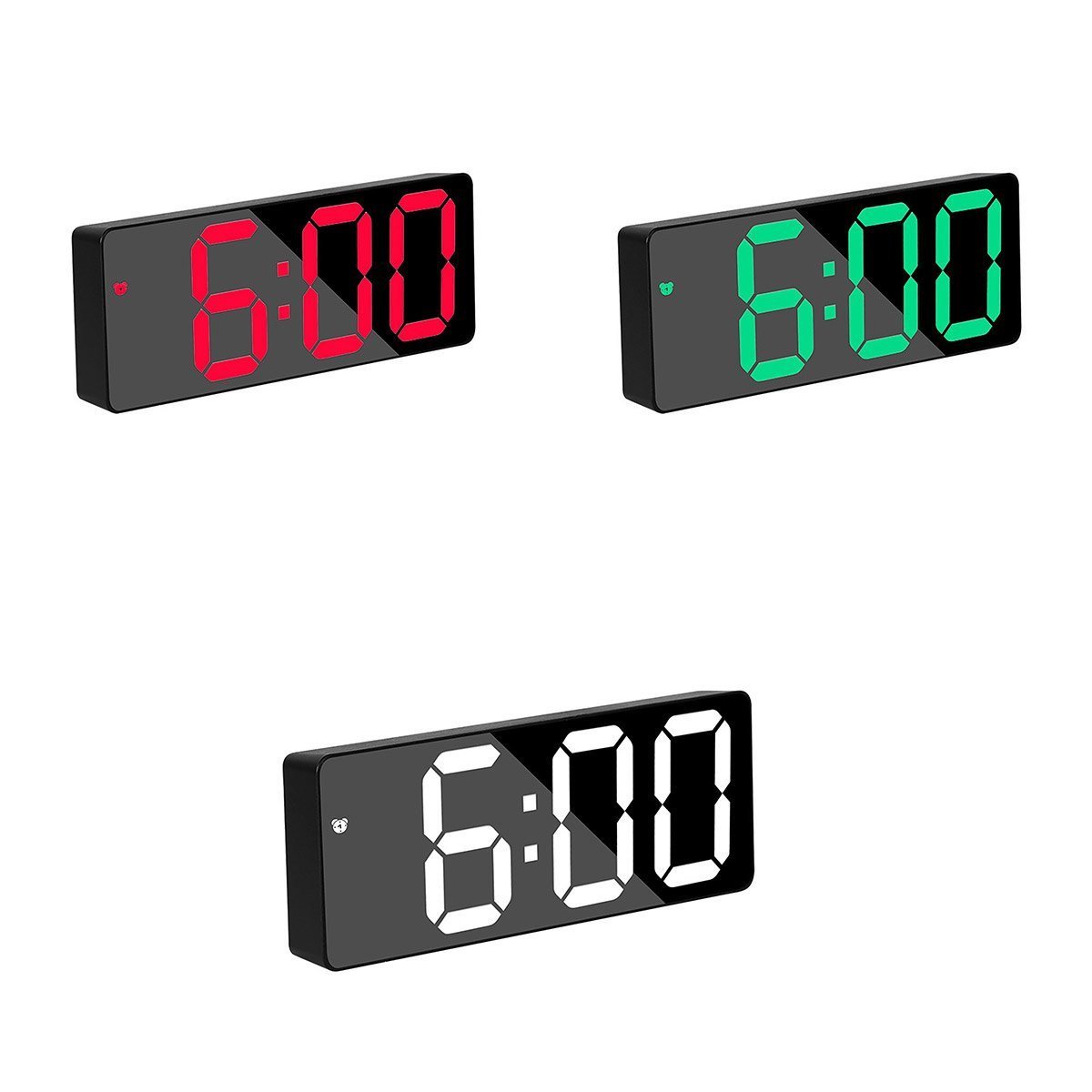 Multifunctional Hotel LED Alarm Clock with Large Display