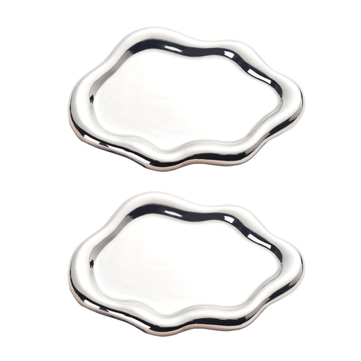 Jewelry Tray Ceramic 2pcs