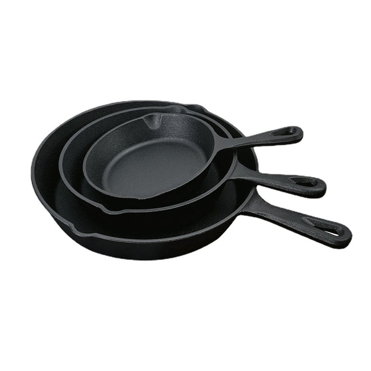 Cookware Set Premium Cast Iron  with Non-Stick Surface 3PCS