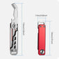 Multifunctional Bottle Opener with Folding Knife and Box Cutter