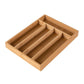 Bamboo Cutlery Tray Kitchen Drawer Storage