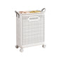 Laundry Basket with Wheels Foldable Design Durable PP Plastic