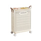 Laundry Basket with Wheels Foldable Design Durable PP Plastic