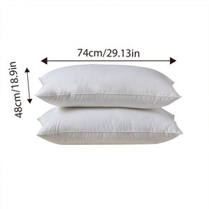 Pillow Insert Brushed Fabric Cover White