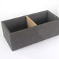 Tea Storage Box Gray Leather