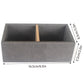 Tea Storage Box Gray Leather