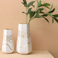 White Ceramic Flower Vase